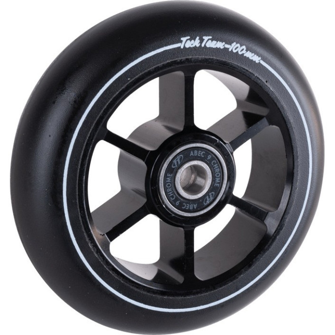 Колесо для самоката TECH TEAM X-TREME 100*24мм 6RT, black NN002976